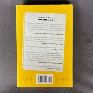 Yellow Book 'Doxology' by Nell Zink